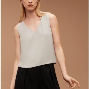 Aritizia Murphy Blouse Ashen (NEW)
